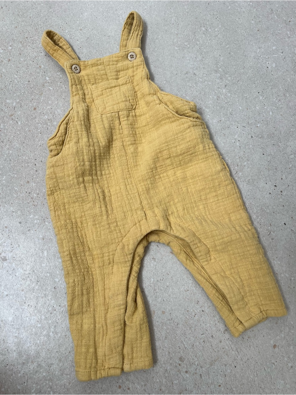Zara baby gauzy overalls
